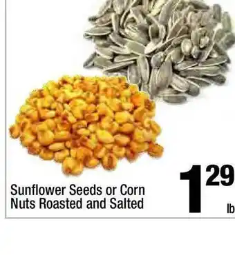 Super King Markets Sunflower Seeds Or Corn Nuts Roasted And Salted offer