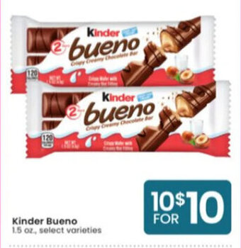 Albertsons Kinder Bueno offer