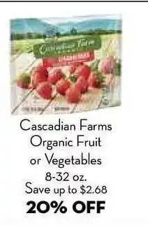 Bristol Farms Cascadian Farms Organic Fruit Or Vegetables offer
