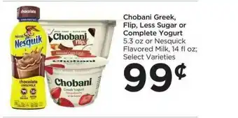 Food 4 Less Choani Greek Flip Less Sugar Or Complet Yogurt offer