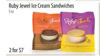 Market of Choice Ruby Jewel Ice Cream Sandwiches offer