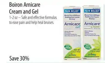 Market of Choice Boiron Arnicare Cream And Gel offer