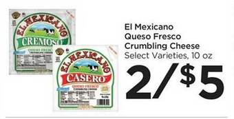 Food 4 Less El mexicano queso fresco crumbling cheese offer