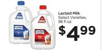 Food 4 Less Lactaid milk offer