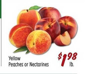 Sprouts Farmers Market Yellow peaches or nectarines offer