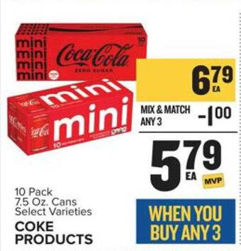 Food Lion Coke products offer