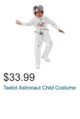 Costco Teetot astronaut child costume offer