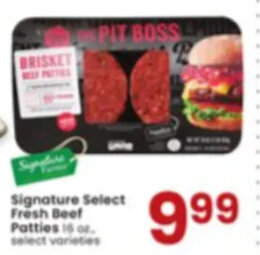 Albertsons Signature Select Fresh Beef Patties offer