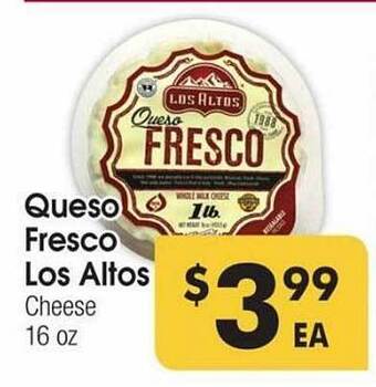 Cardenas Queso fresco los altos cheese offer