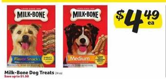 Winn Dixie Milk-bone dog treats offer