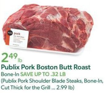 Publix Publix Pork Boston Butt Roast offer
