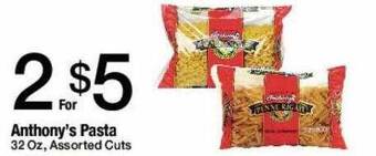 Jons International Anthony's pasta offer
