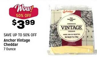 Grocery Outlet Anchor vintage cheddar offer