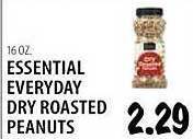 Essential everyday dry roasted peanuts