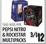 Karns Pepsi nitro & rockstar multipacks offer