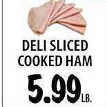Karns Deli sliced cooked ham offer
