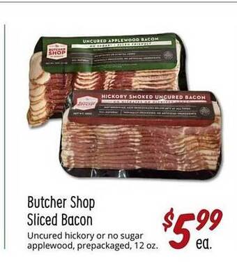 Sprouts Farmers Market Butcher shop sliced bacon offer