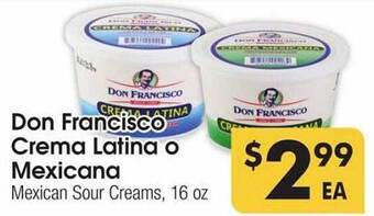 Cardenas Don francisco crema latina o mexicana offer