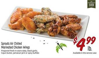 Sprouts Farmers Market Sprouts air chilled marinated chicken wings offer