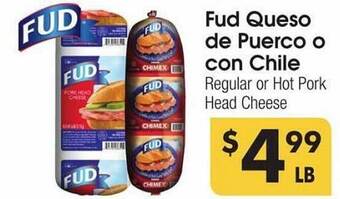 Fud queso de puerco o con chile