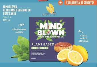 Sprouts Farmers Market Mind blown plant based seafood co. crab cakes offer