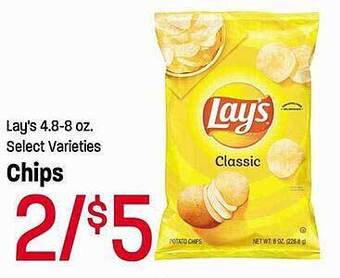 Maceys Lay's select varieties chips offer