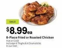 Nob Hill 8-piece fried or roasted chicken offer