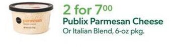 Publix Publix Parmesan Cheese offer