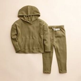 Kohl's Baby & toddler little co. by lauren conrad waffle pullover & pants set offer