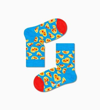 Kids pizza love sock