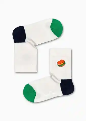 Burger embroidery sock