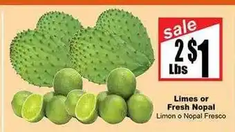 Rancho Markets Limes or fresh nopal offer