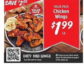 Rouses Value pack chicken wings offer