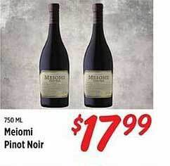 Rouses Melomi pinot noir offer