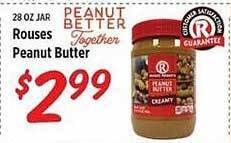 Rouses Rouses peanut butter offer