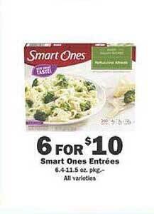 Schnucks Smart ones entrées offer