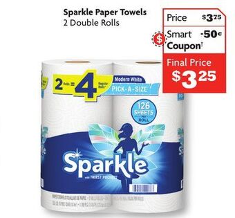 Family Dollar Sparkle paper towels offer