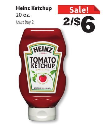 Family Dollar Heinz ketchup offer
