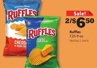 Family Dollar Ruffles offer
