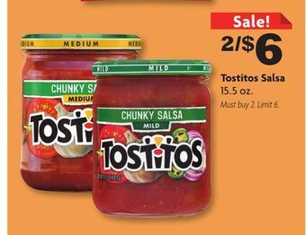 Family Dollar Tostitos salsa offer