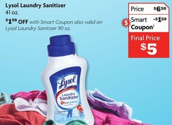 Family Dollar Lysol laundry sanitizer offer
