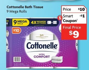 Family Dollar Cottonelle bath tissue offer