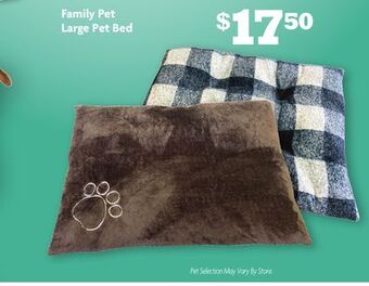 Family Dollar Family pet large pet bed offer