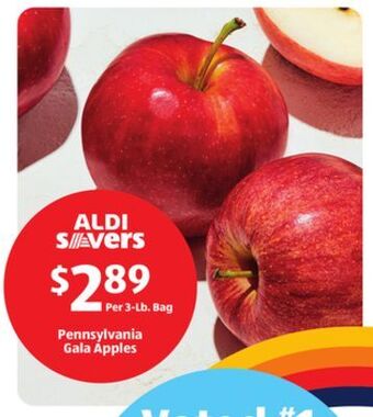 Aldi Pennsylvania gala apples offer