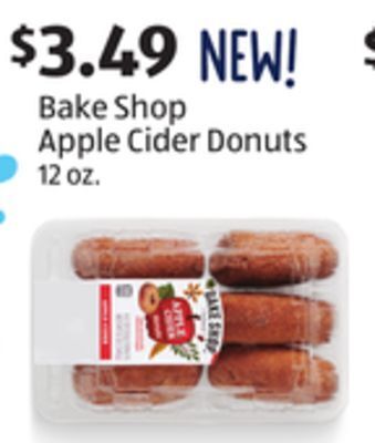 Aldi Bake shop apple cider donuts offer