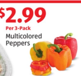 Aldi Multicolored peppers offer