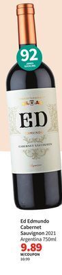 Total Wine Ed edmundo cabernet sauvignon offer