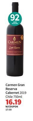 Carmen gran reserva cabernet