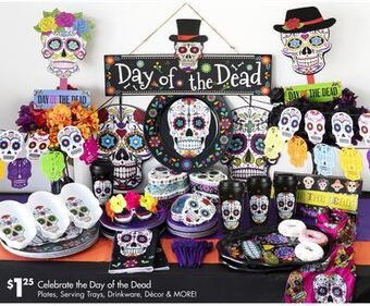 Dollar Tree Celebrate the day of the dead offer