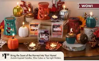 Dollar Tree Bring the scent of the harvest into your home! offer